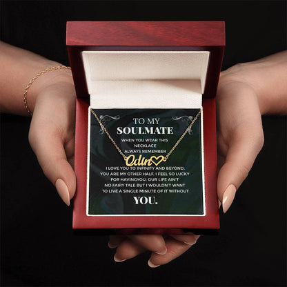 Soulmate - Heart Name Necklace