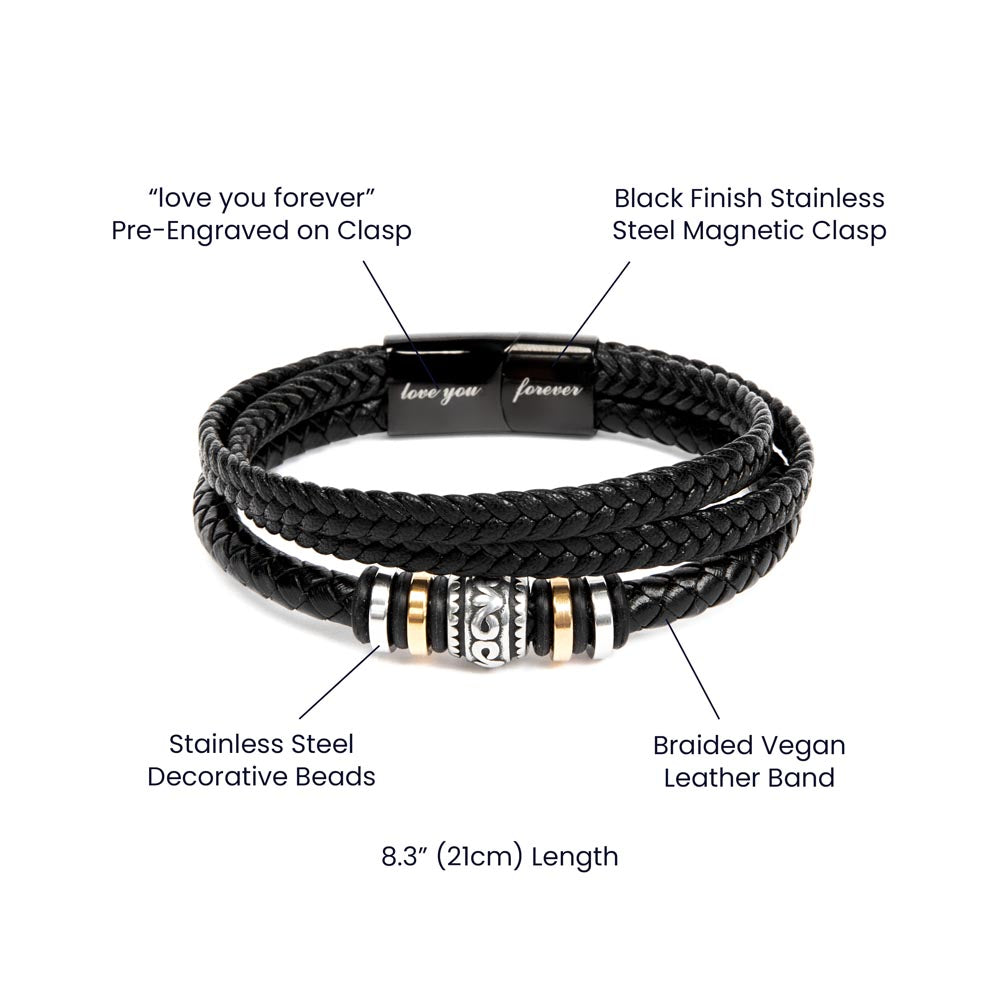 Always Remember - Men's Love You Forever Bracelet