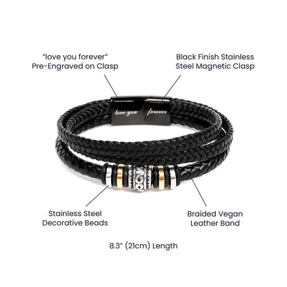 Always Remember - Men's Love You Forever Bracelet