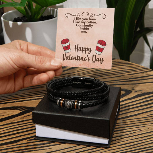 Coffee - Love You Forever Bracelet