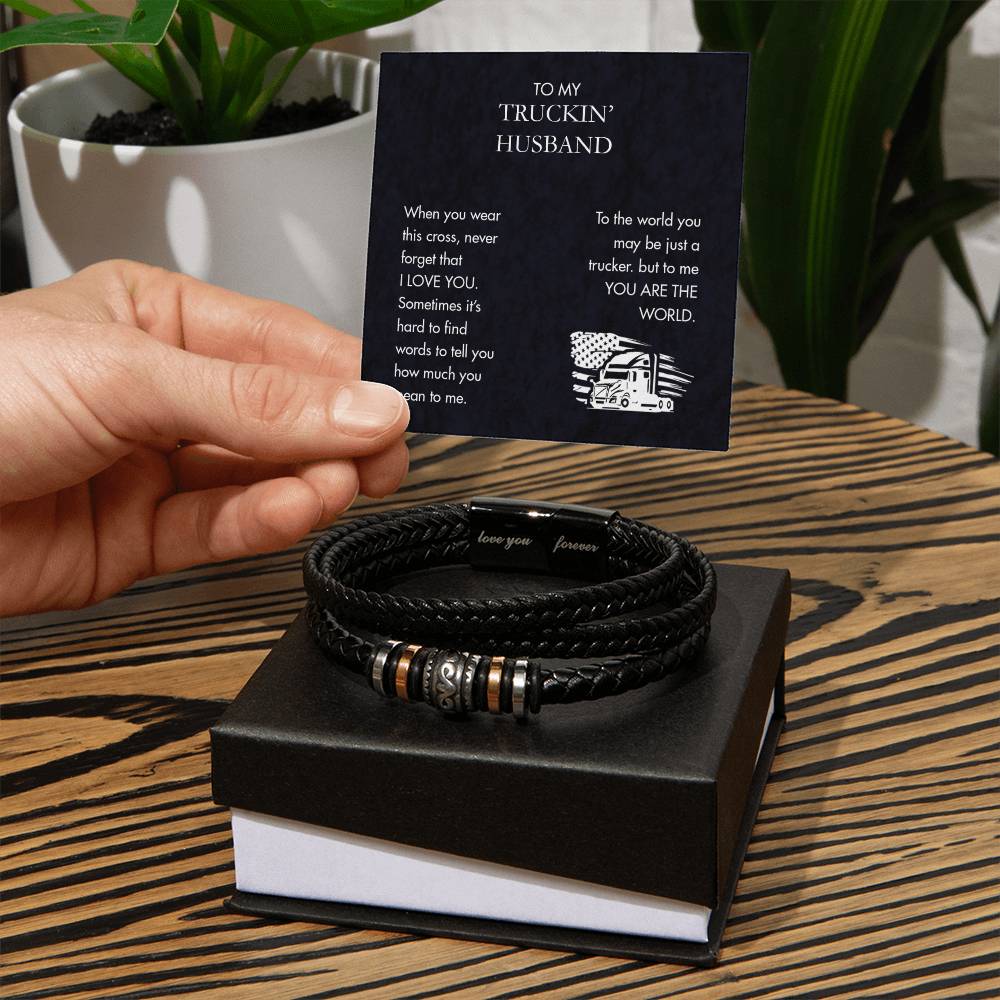 Only For Truck Lovers - Men's Love You Forever Bracelet