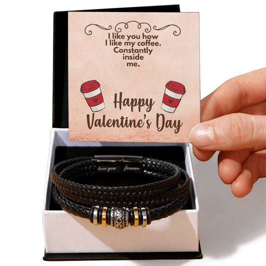 Coffee - Love You Forever Bracelet
