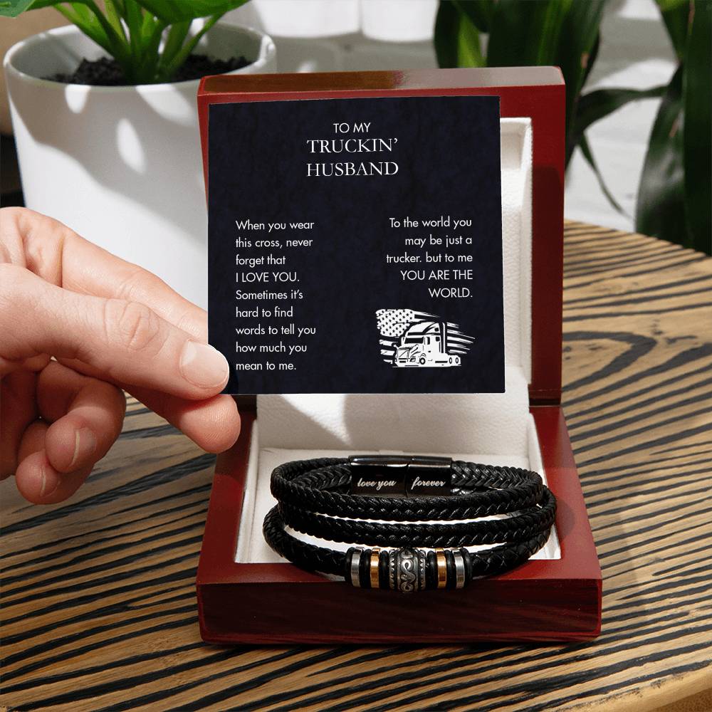 Only For Truck Lovers - Men's Love You Forever Bracelet