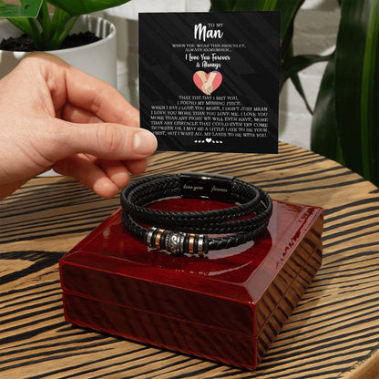 Forever and Always - Men's Love You Forever Bracelet