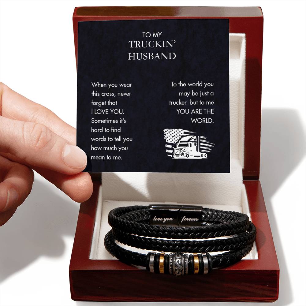 Only For Truck Lovers - Men's Love You Forever Bracelet