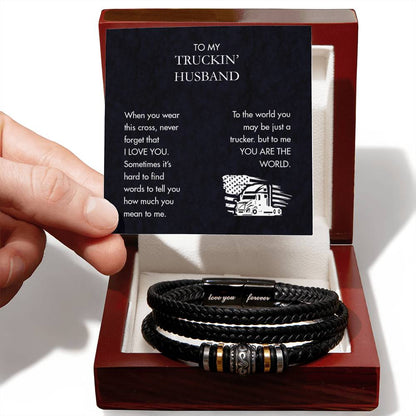 Only For Truck Lovers - Men's Love You Forever Bracelet
