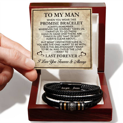 Promise Last Forever - Men's Love You Bracelet
