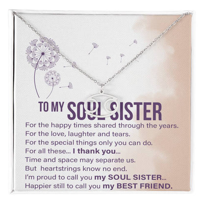 Soul Sisters - Zodiac Name Necklace