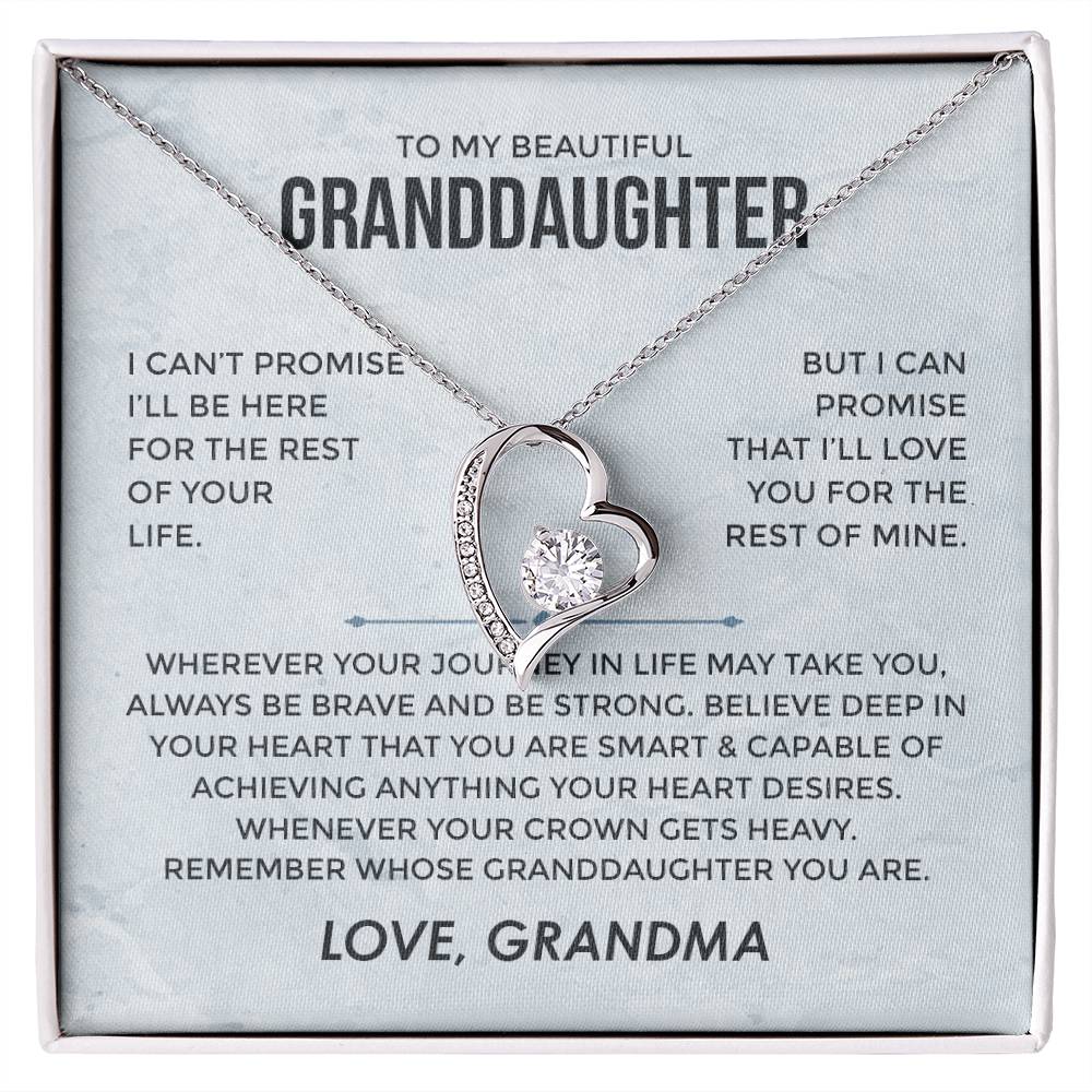 I Can't Promise - Grandma - Forever Love Necklace