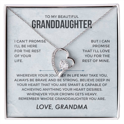 I Can't Promise - Grandma - Forever Love Necklace