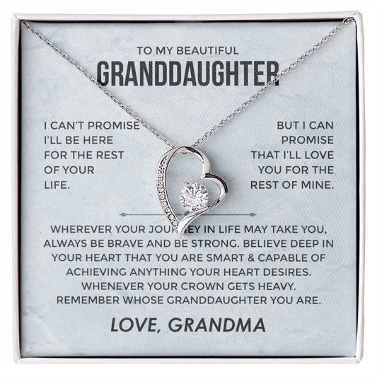 I Can't Promise - Grandma - Forever Love Necklace