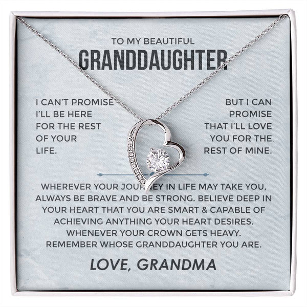 I Can't Promise - Grandma - Forever Love Necklace