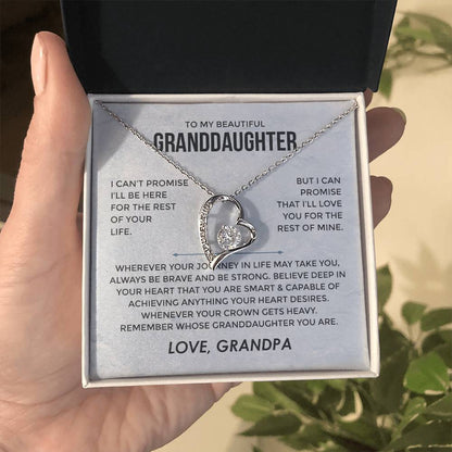 I Can't Promise - Grandpa - Forever Love Necklace