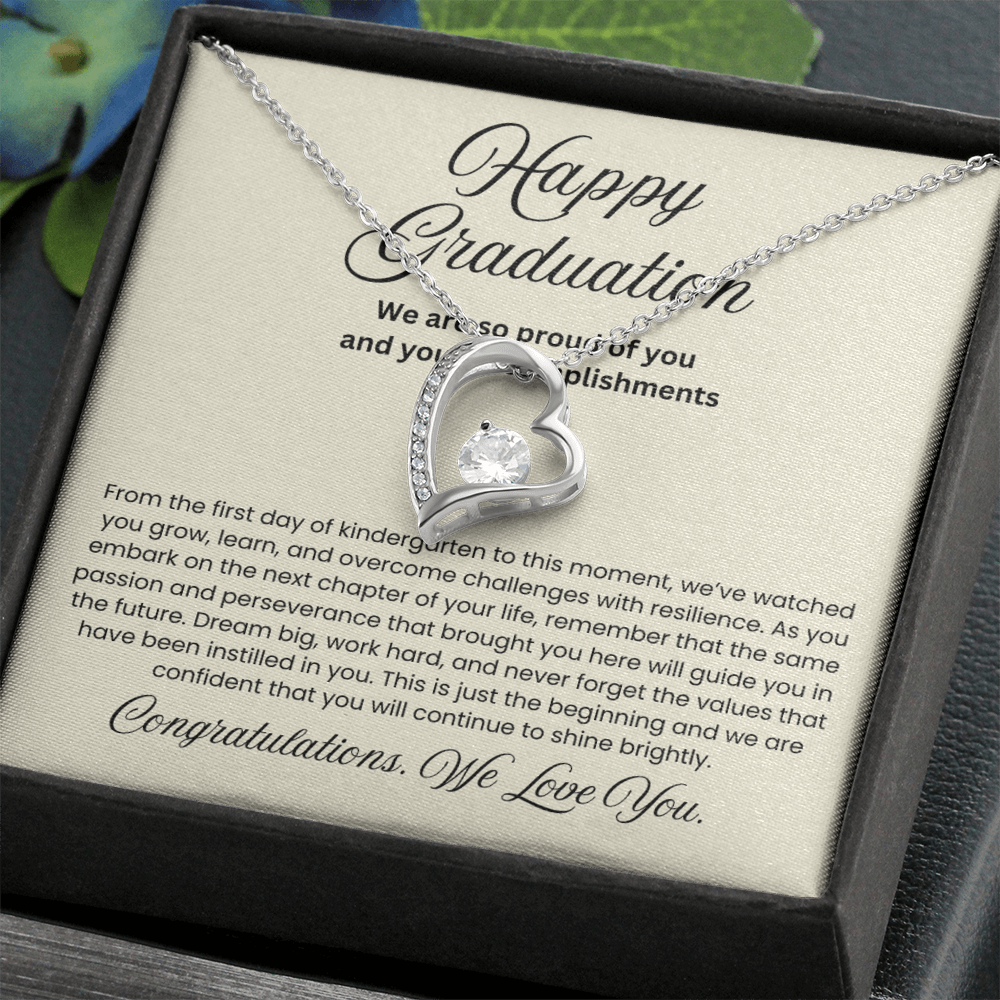 We are Proud Necklace - Mother Daughter Gift, Daughter Graduation Gift, High School, College Graduate