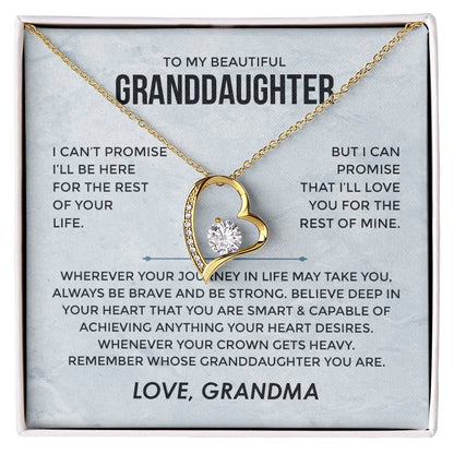 I Can't Promise - Grandma - Forever Love Necklace