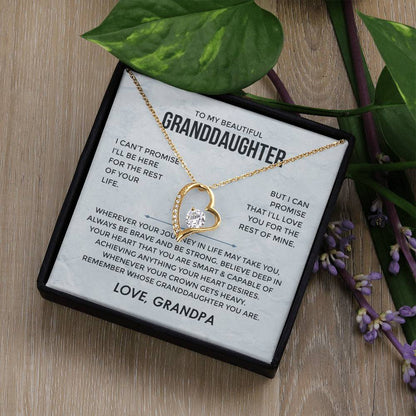 I Can't Promise - Grandpa - Forever Love Necklace