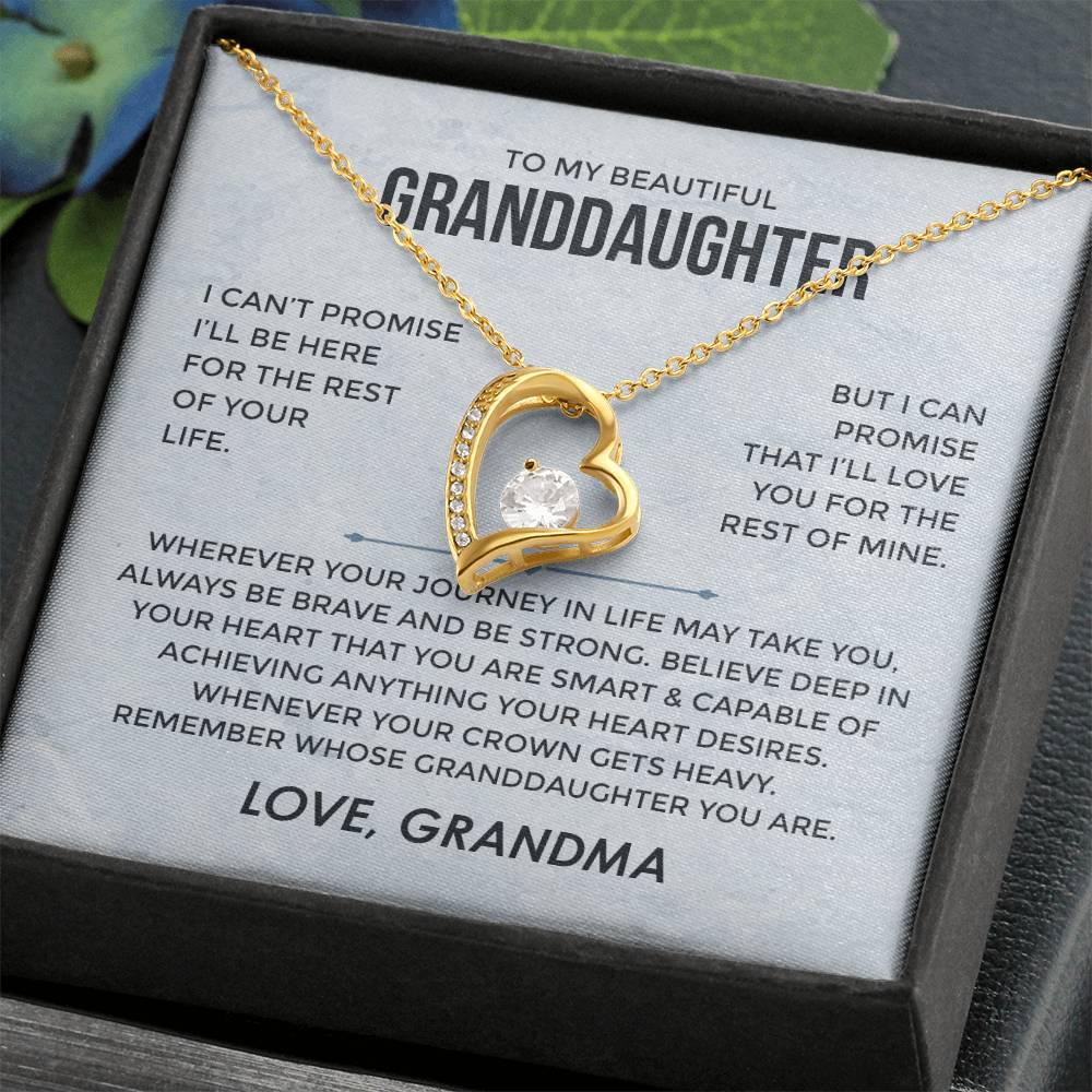 I Can't Promise - Grandma - Forever Love Necklace
