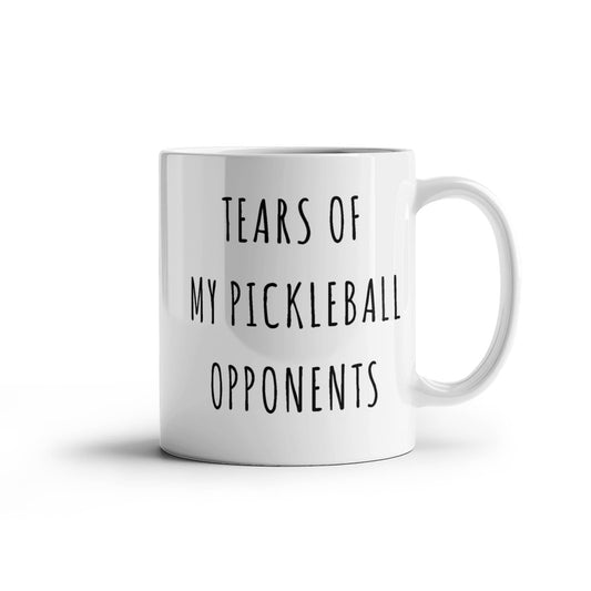 Tears Of My Pickleball Opponents Mug, Pickleball Lover Gifts Mug For Men & Women National Pickleball Day, Pickleball Gifts, Pickleball Mug
