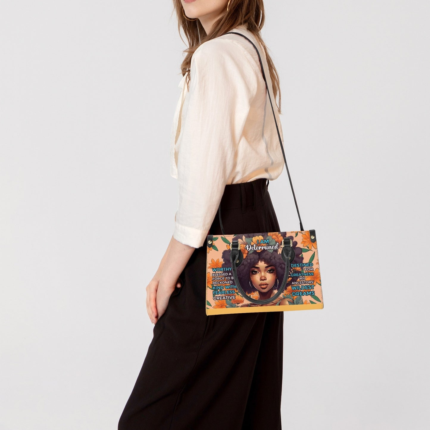 I am Determined - Women's Bespoke Bag - Long Strap