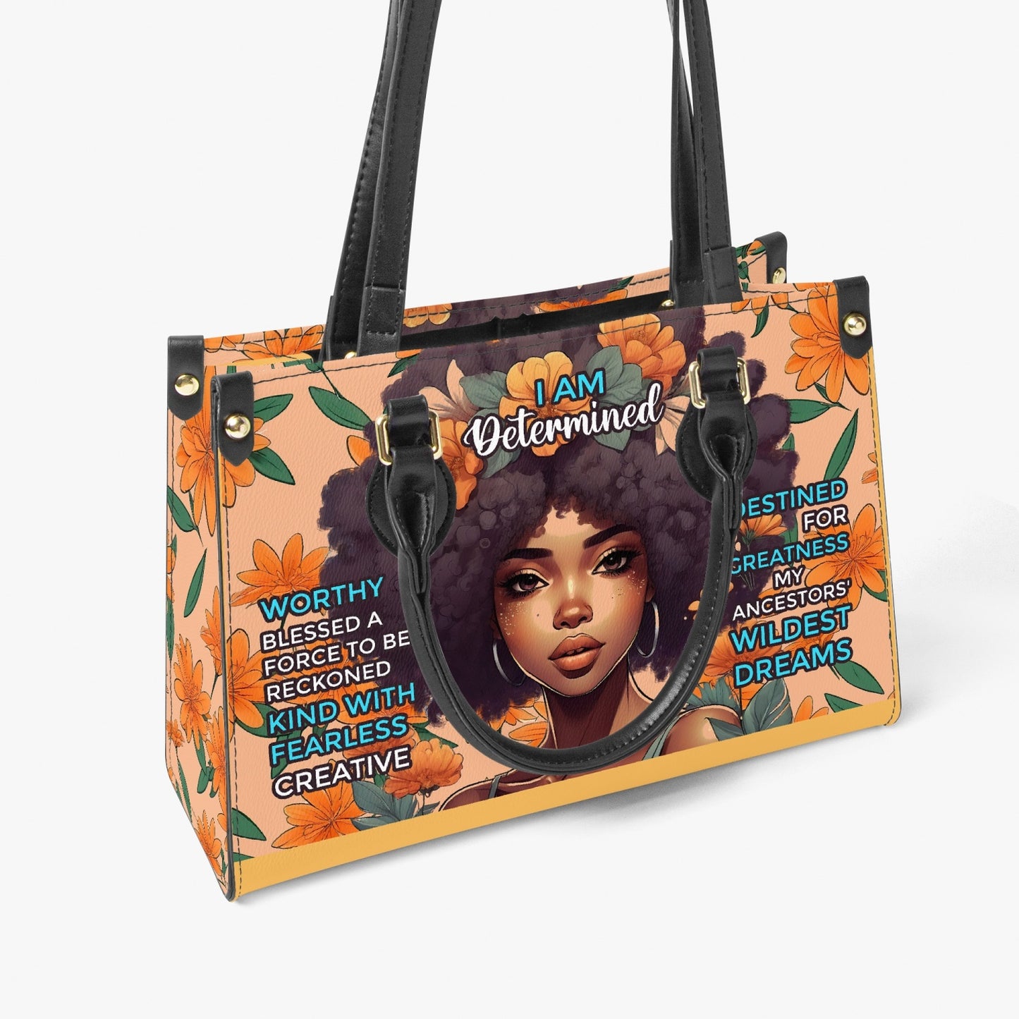 I am Determined - Women's Bespoke Bag - Long Strap