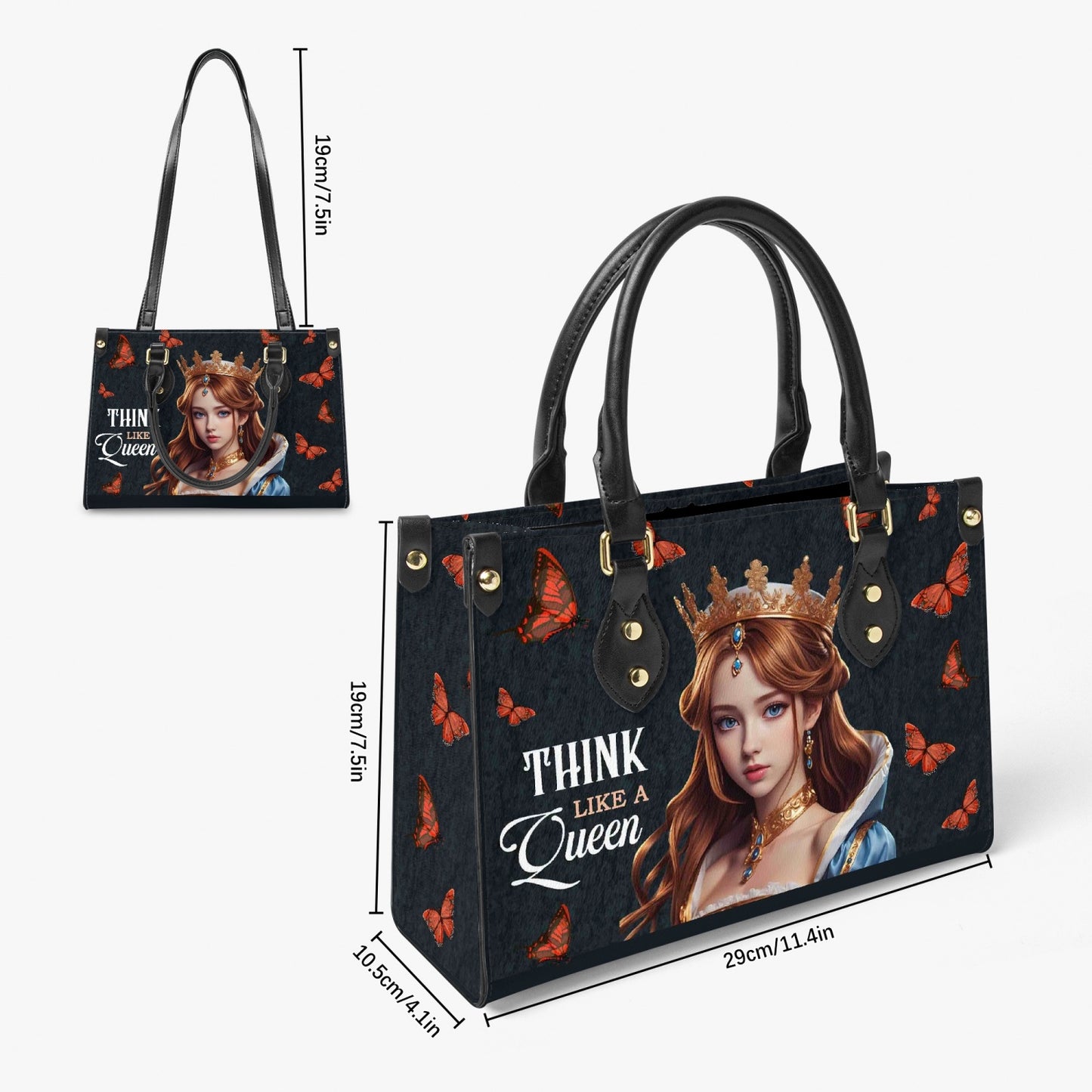 Think Like A Queen - Women's Bespoke Bag - Long Strap