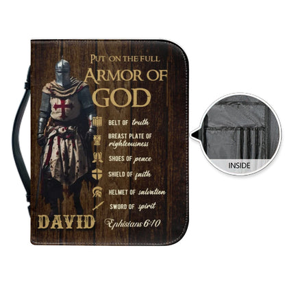 Armor Of God - Ten Commandments - Personalized Bible Cover