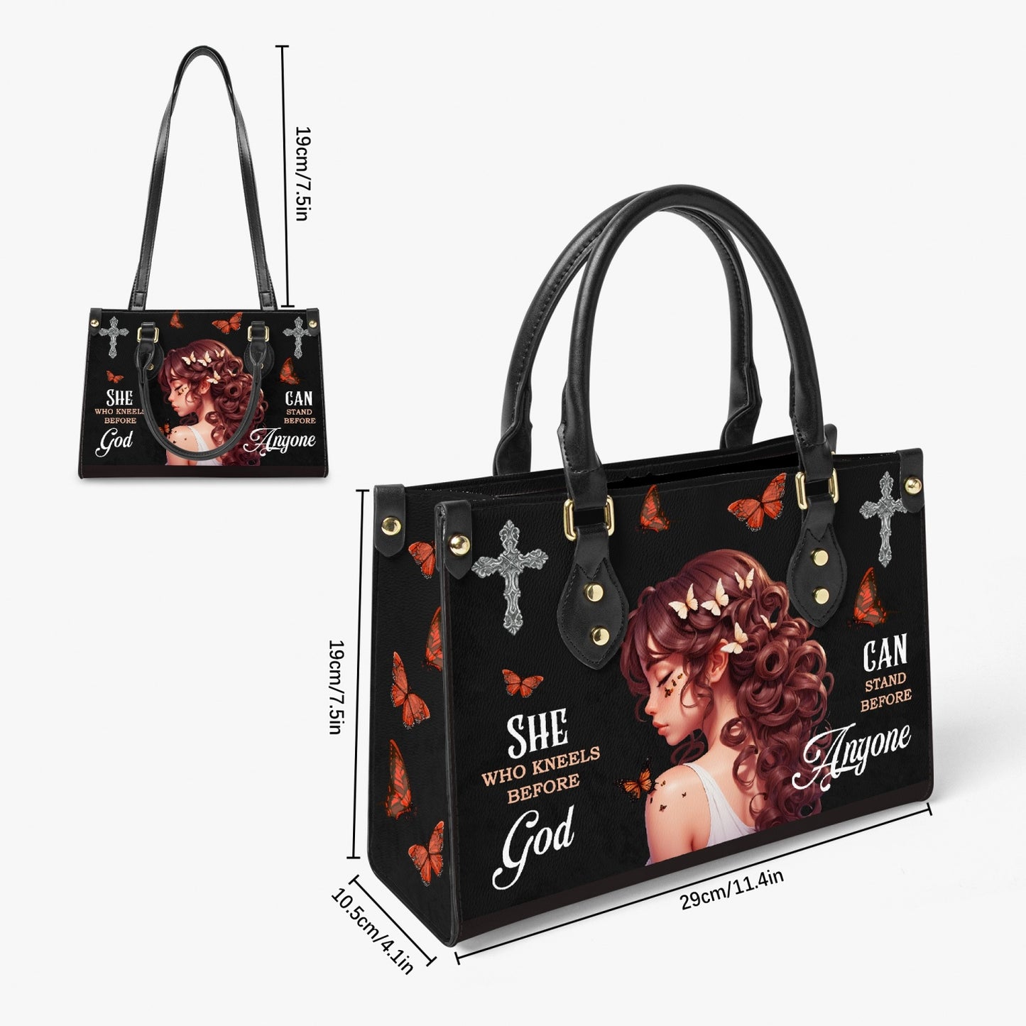 Kneels Before God - Women's Bespoke Bag - Long Strap