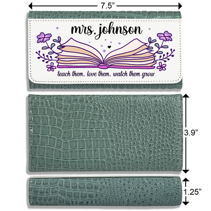 Teacher - Faux Crocodile Skin Faux Ladies Purses