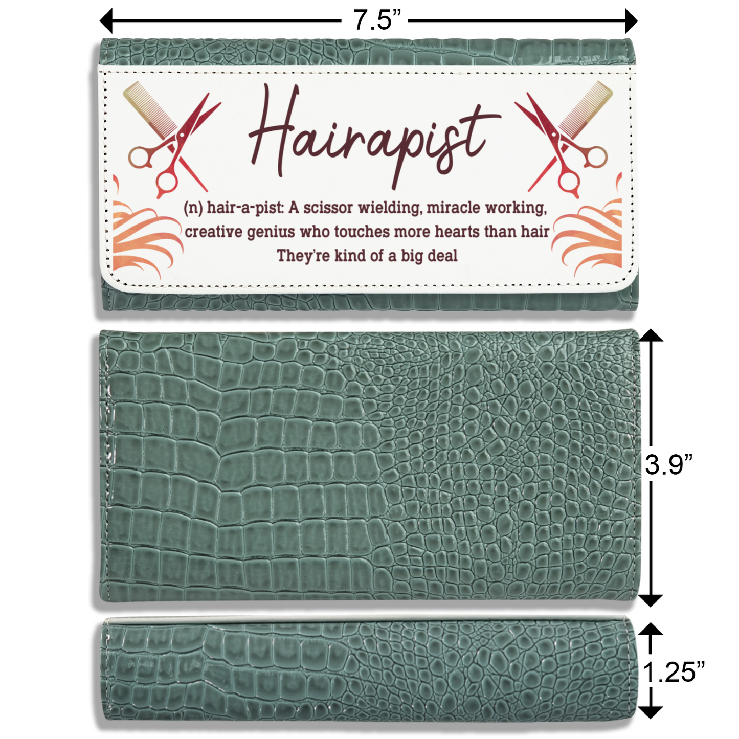 Hairapist - Faux Crocodile Skin Faux Ladies Purses