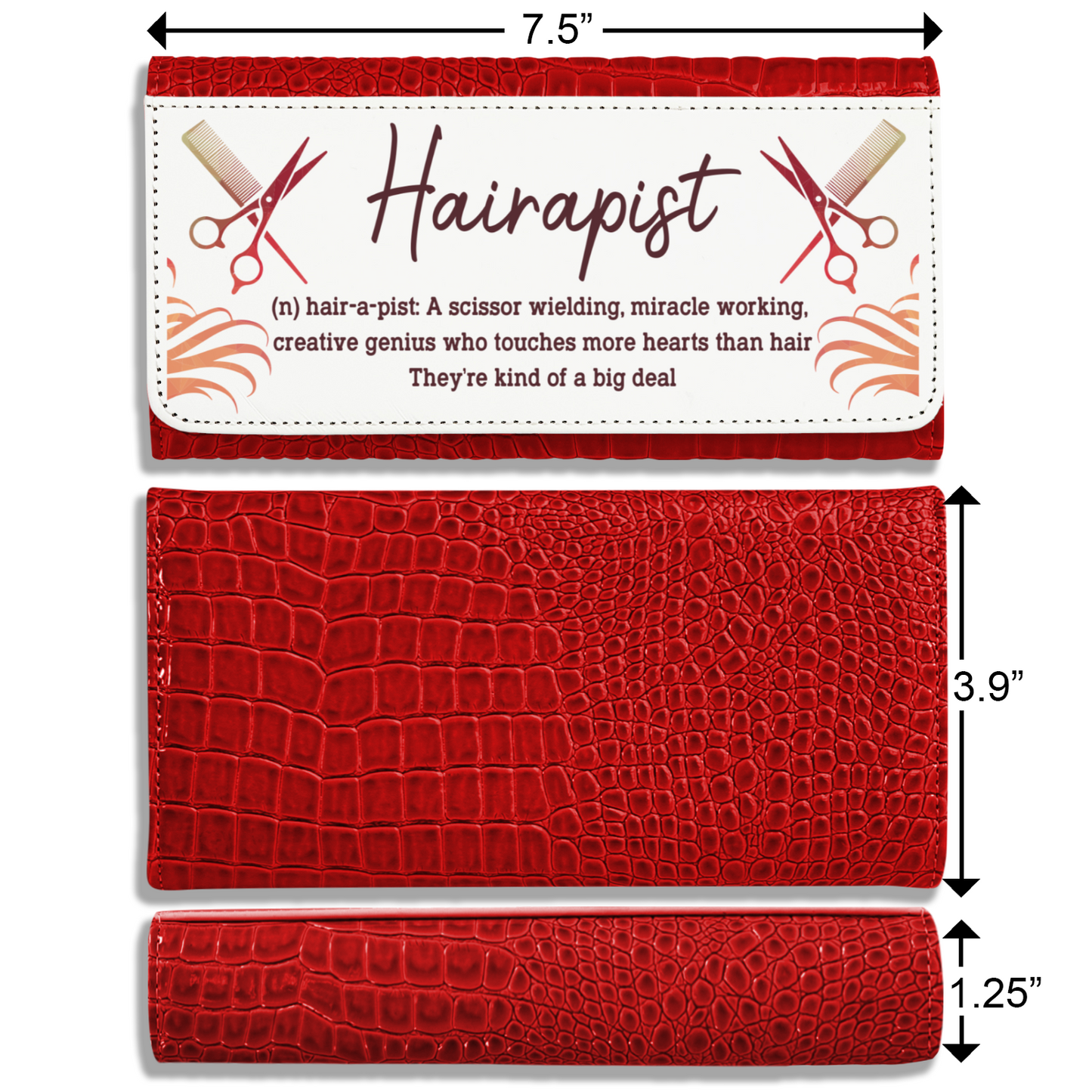 Hairapist - Faux Crocodile Skin Faux Ladies Purses