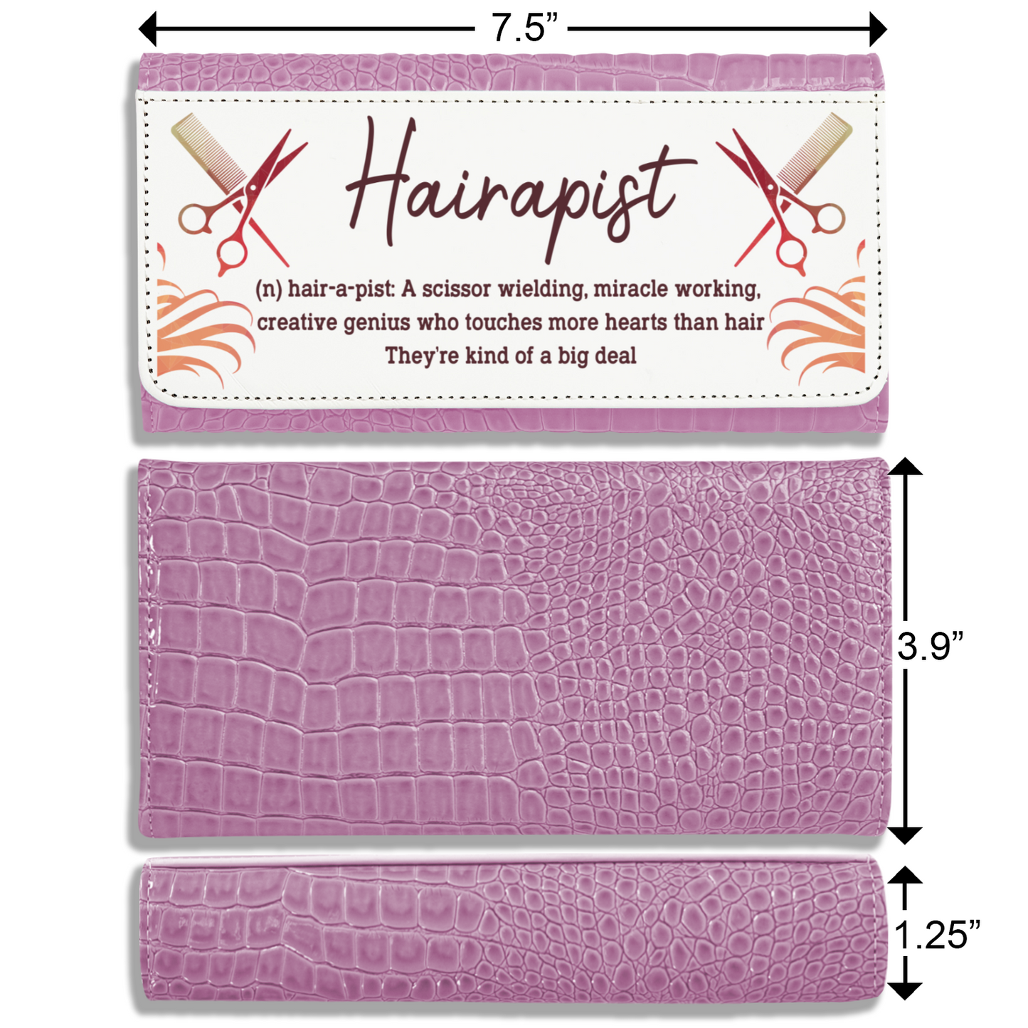 Hairapist - Faux Crocodile Skin Faux Ladies Purses