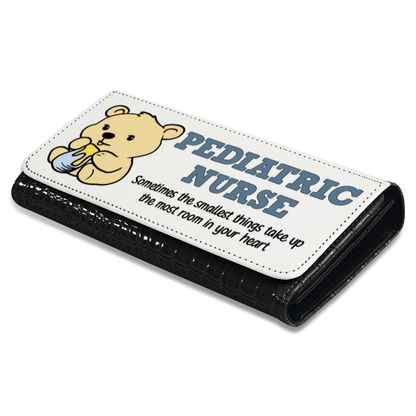 Pediatric Nurse - Faux Crocodile Skin Faux Ladies Purse