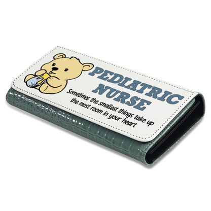 Pediatric Nurse - Faux Crocodile Skin Faux Ladies Purse