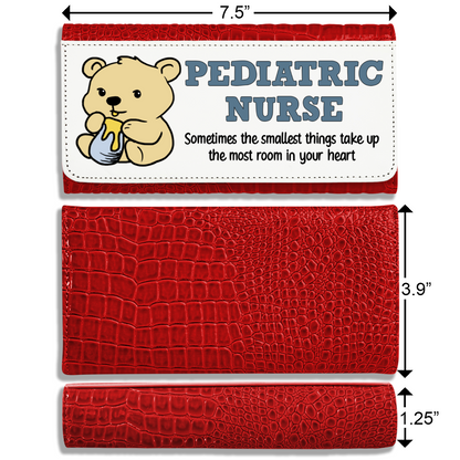 Pediatric Nurse - Faux Crocodile Skin Faux Ladies Purse