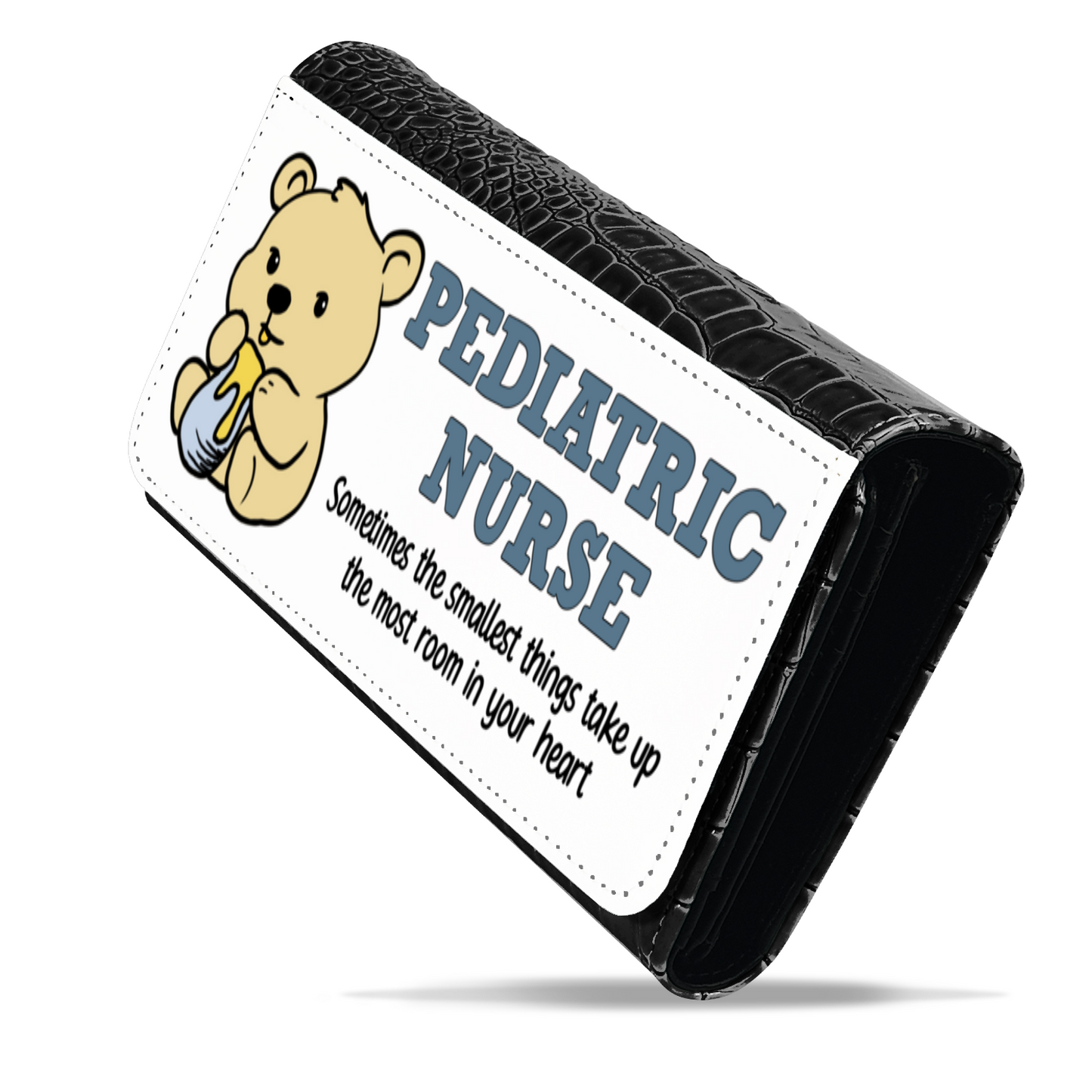 Pediatric Nurse - Faux Crocodile Skin Faux Ladies Purse