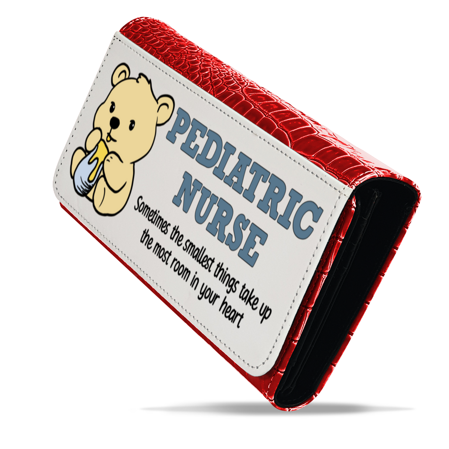 Pediatric Nurse - Faux Crocodile Skin Faux Ladies Purse
