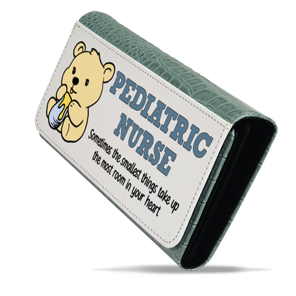 Pediatric Nurse - Faux Crocodile Skin Faux Ladies Purse