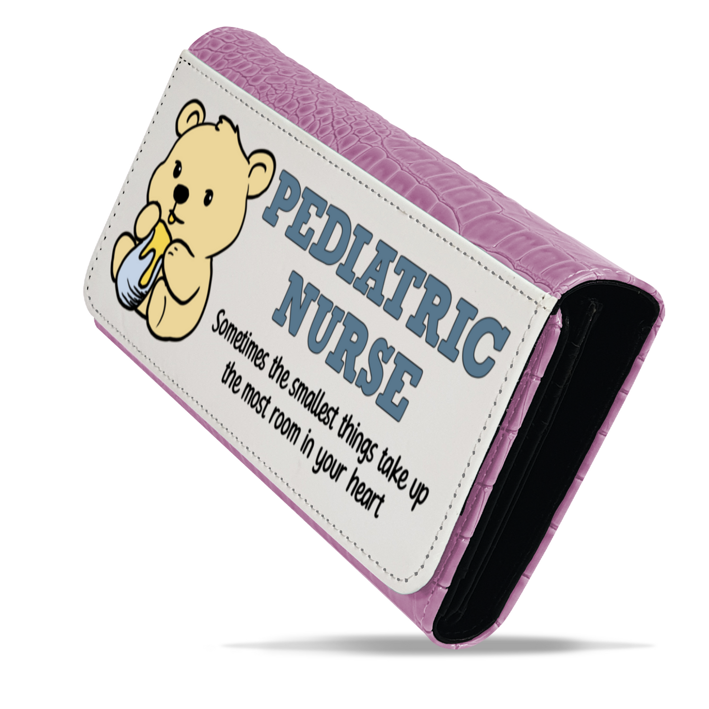 Pediatric Nurse - Faux Crocodile Skin Faux Ladies Purse