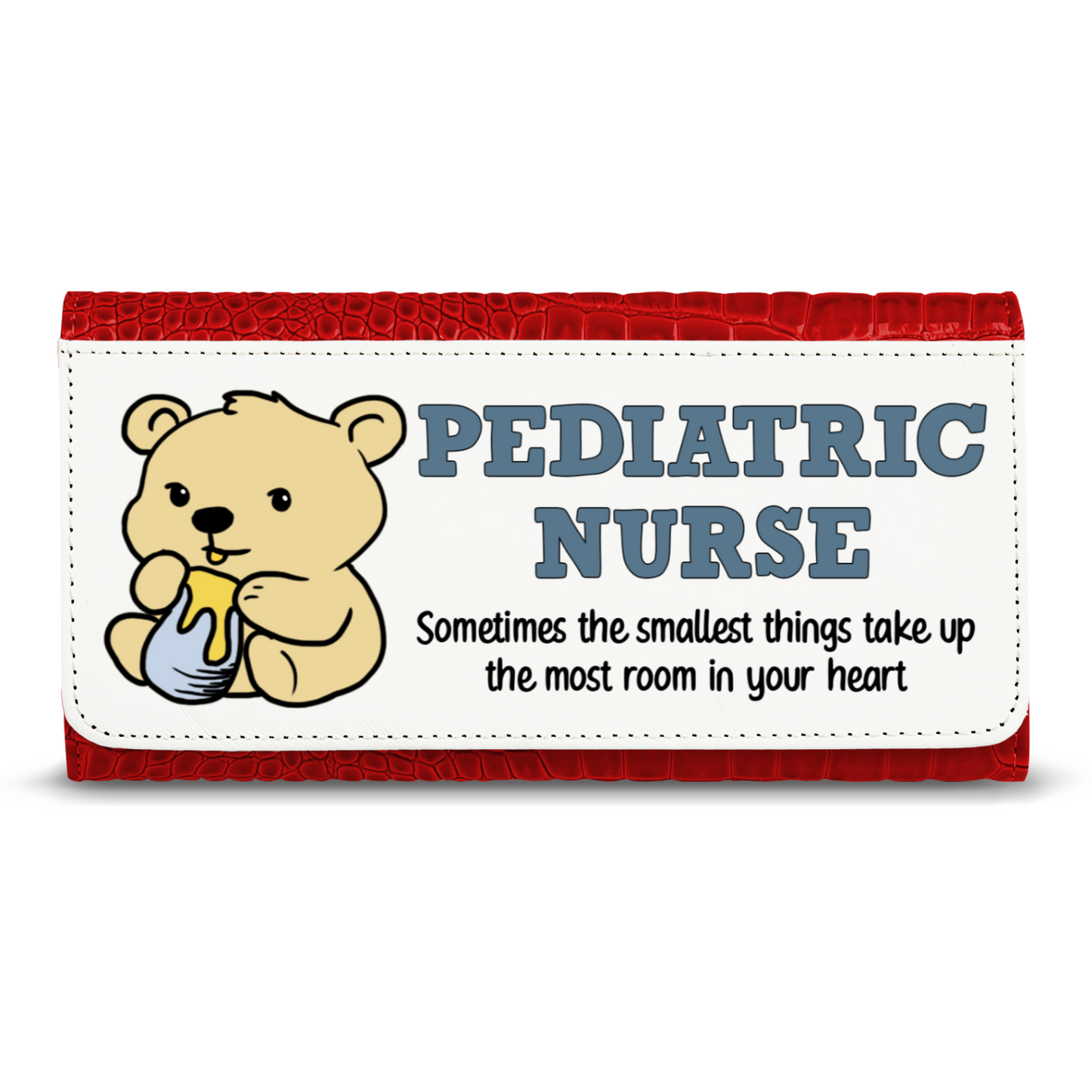 Pediatric Nurse - Faux Crocodile Skin Faux Ladies Purse