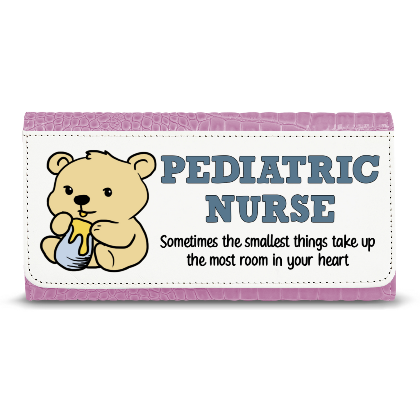 Pediatric Nurse - Faux Crocodile Skin Faux Ladies Purse