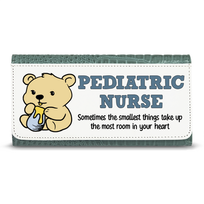 Pediatric Nurse - Faux Crocodile Skin Faux Ladies Purse