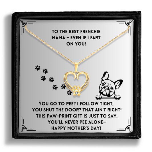 You Shut The Door - Paw Heart Pendant