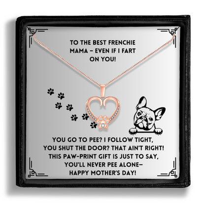 You Shut The Door - Paw Heart Pendant