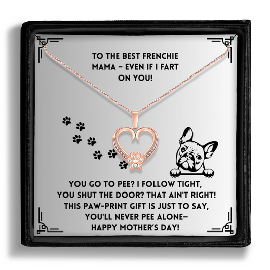 You Shut The Door - Paw Heart Pendant