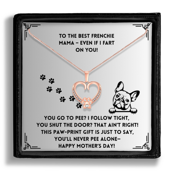 You Shut The Door - Paw Heart Pendant