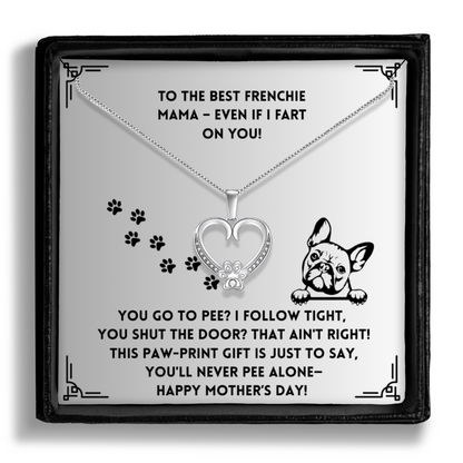 You Shut The Door - Paw Heart Pendant