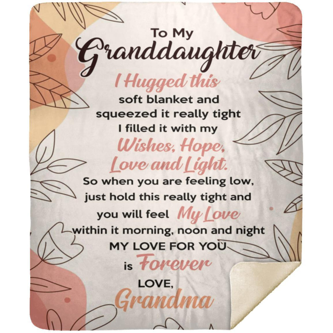 My Love For You is Forever Gift Grandma To Granddaughter Throw Blanket Gift For Xmas Birthday Graduation Christmas Gifts - Touch Of Divine