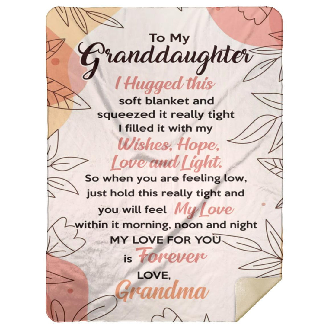 My Love For You is Forever Gift Grandma To Granddaughter Throw Blanket Gift For Xmas Birthday Graduation Christmas Gifts - Touch Of Divine