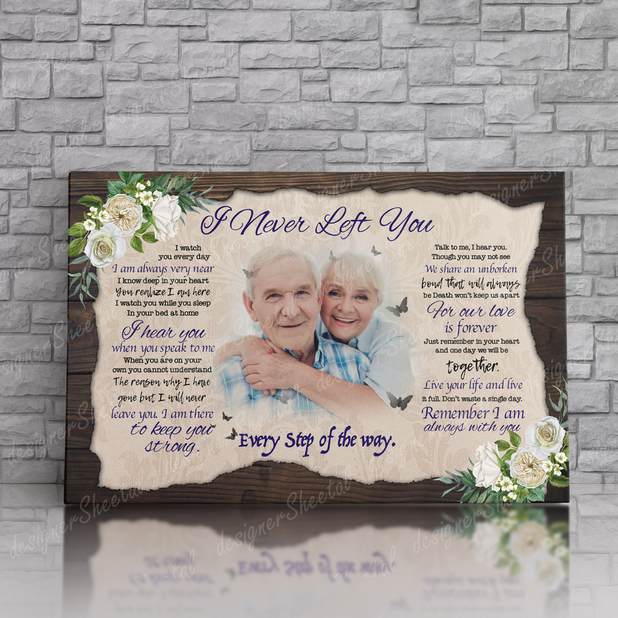 Rest in peace, I never left you, memorial canvas, heaven canvas Art - Touch Of Divine