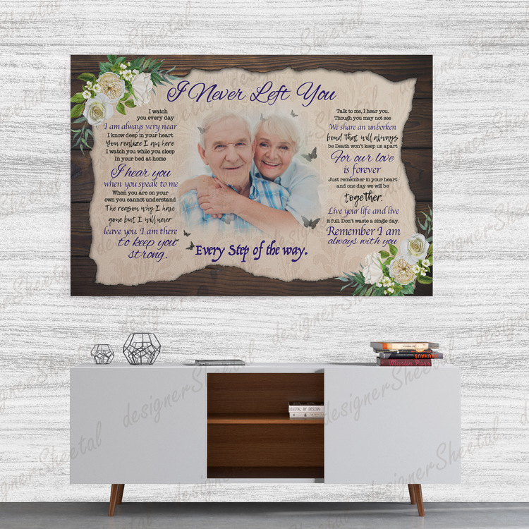 Rest in peace, I never left you, memorial canvas, heaven canvas Art - Touch Of Divine
